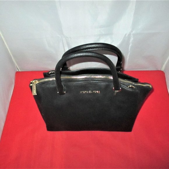 Michael Kors Ellis Saffiano Leather Satchel - Picture 6 of 13